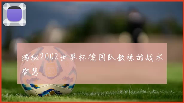 揭秘2002世界杯德国队教练的战术智慧