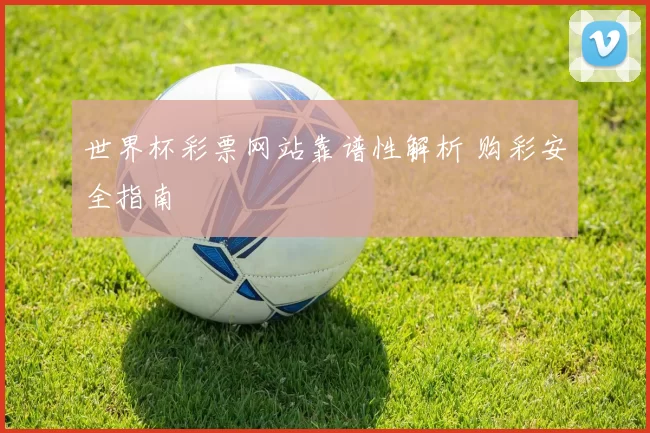 世界杯彩票网站靠谱性解析 购彩安全指南